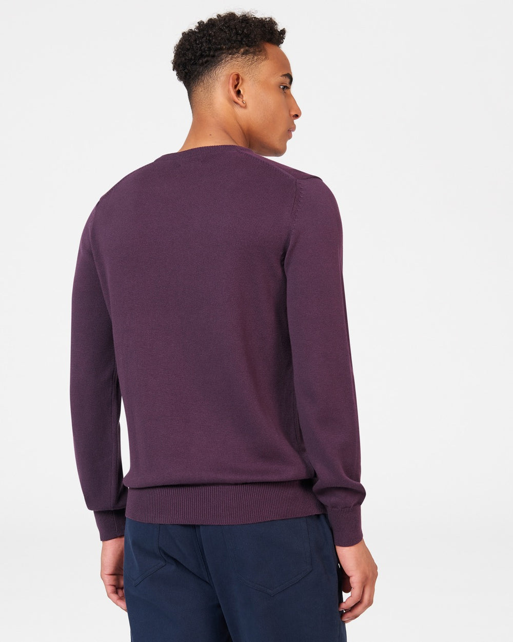 Knitwear Ben Sherman Signature Crewneck Violette | JFW-04353446